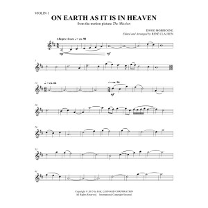 On Earth As It Is In Heaven - Violine 1