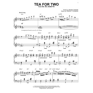 Tea For Two [Stride version] (from No, No, Nanette) (arr. Brent Edstrom)
