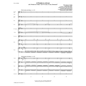 A Prelude To Advent (with Prelude In E Minor and O Come, O Come, Emmanuel) - Full Score