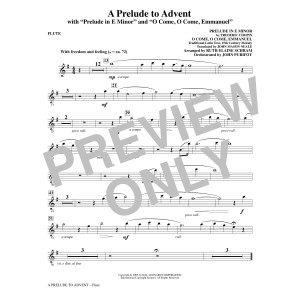 A Prelude To Advent (with Prelude In E Minor and O Come, O Come, Emmanuel) - Flute