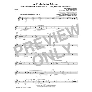 A Prelude To Advent (with Prelude In E Minor and O Come, O Come, Emmanuel) - Oboe
