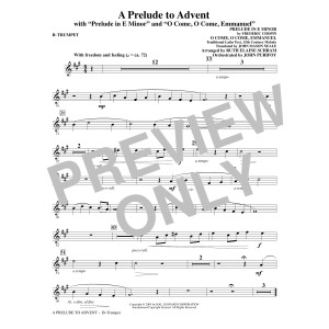 A Prelude To Advent (with Prelude In E Minor and O Come, O Come, Emmanuel) - Bb Trumpet