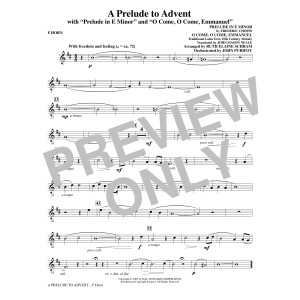 A Prelude To Advent (with Prelude In E Minor and O Come, O Come, Emmanuel) - F Horn