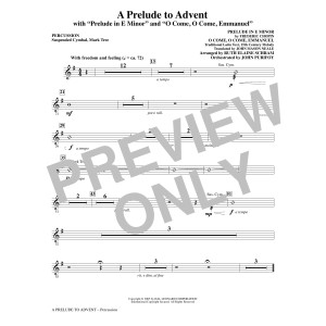 A Prelude To Advent (with Prelude In E Minor and O Come, O Come, Emmanuel) - Percussion