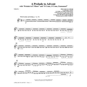 A Prelude To Advent (with Prelude In E Minor and O Come, O Come, Emmanuel) - Violin 2