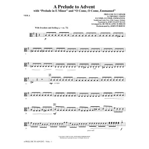 A Prelude To Advent (with Prelude In E Minor and O Come, O Come, Emmanuel) - Viola