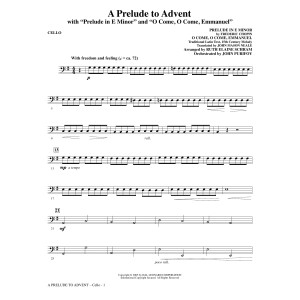 A Prelude To Advent (with Prelude In E Minor and O Come, O Come, Emmanuel) - Cello
