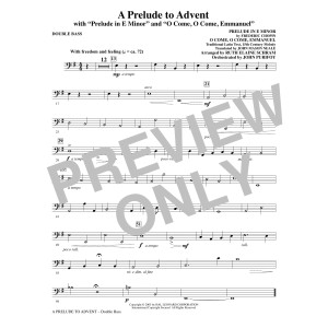 A Prelude To Advent (with Prelude In E Minor and O Come, O Come, Emmanuel) - Double Bass