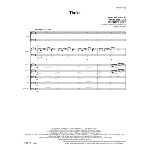 Thrive - Full Score