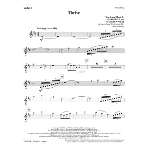 Thrive - Violin 1