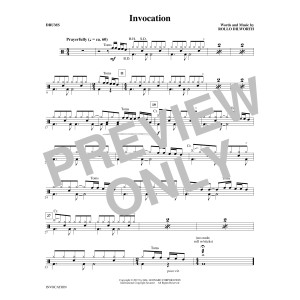 Invocation - Drums