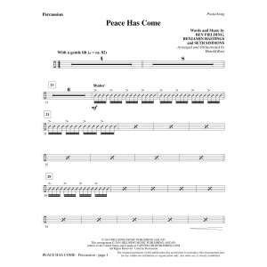Peace Has Come - Percussion