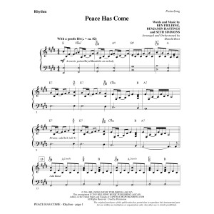 Peace Has Come - Rhythm