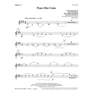 Peace Has Come - Violin 1, 2