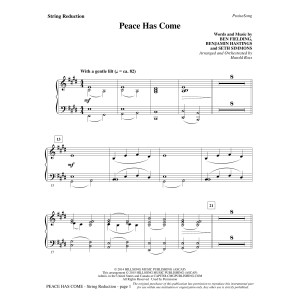 Peace Has Come - Keyboard String Reduction