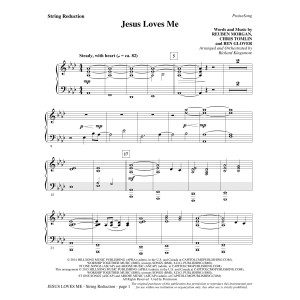 Jesus Loves Me - Keyboard String Reduction
