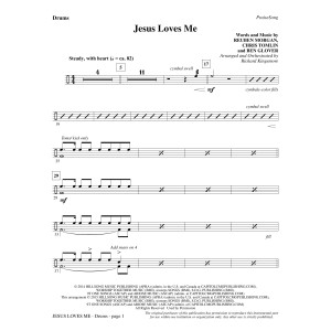 Jesus Loves Me - Drums
