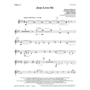 Jesus Loves Me - Violin 1, 2
