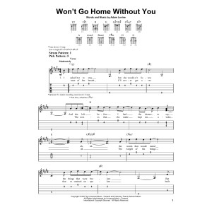 Won't Go Home Without You
