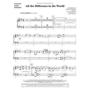 All the Difference in the World - Keyboard Streicharrangement