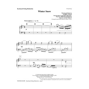 Winter Snow - Keyboard String Reduction
