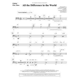 All the Difference in the World - Gitarre/E-Bass
