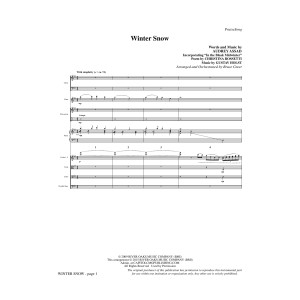 Winter Snow - Full Score