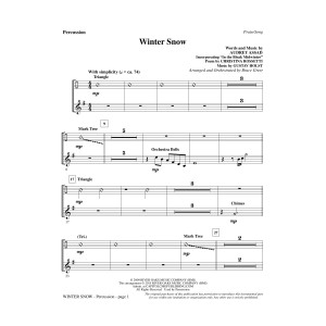 Winter Snow - Percussion