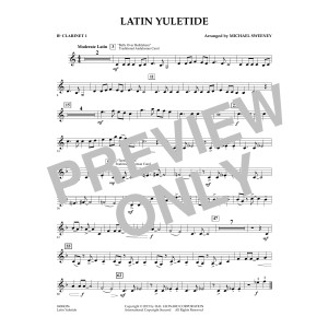 Latin Yuletide - B-Klarinette 1