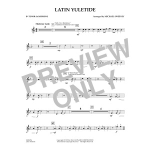 Latin Yuletide - Bb Tenorsaxophon