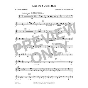 Latin Yuletide - Eb Alto Saxophone 2