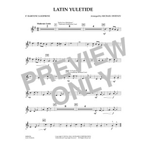 Latin Yuletide - Eb Baritone Saxophone
