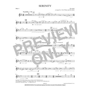 Serenity - Oboe 1