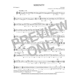 Serenity - Bb Clarinet 1
