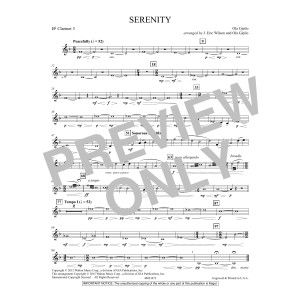 Serenity - Bb Clarinet 3