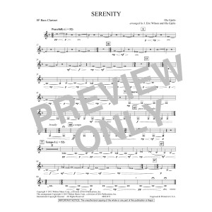 Serenity - Bb Bass Clarinet