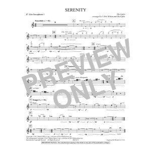 Serenity - Eb Alto Saxophone 1