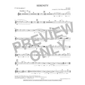 Serenity - Eb Alto Saxophone 2