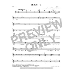 Serenity - F Horn 1