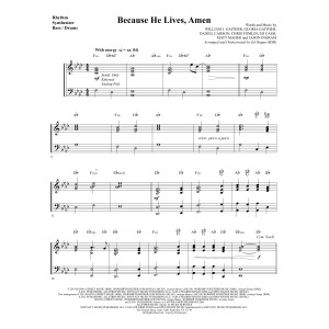 Because He Lives, Amen (arr. Ed Hogan) - Rhythm