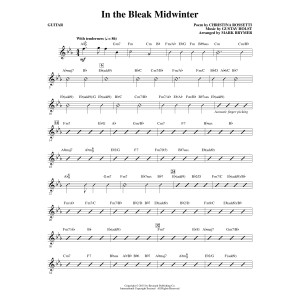 In The Bleak Midwinter - Guitar
