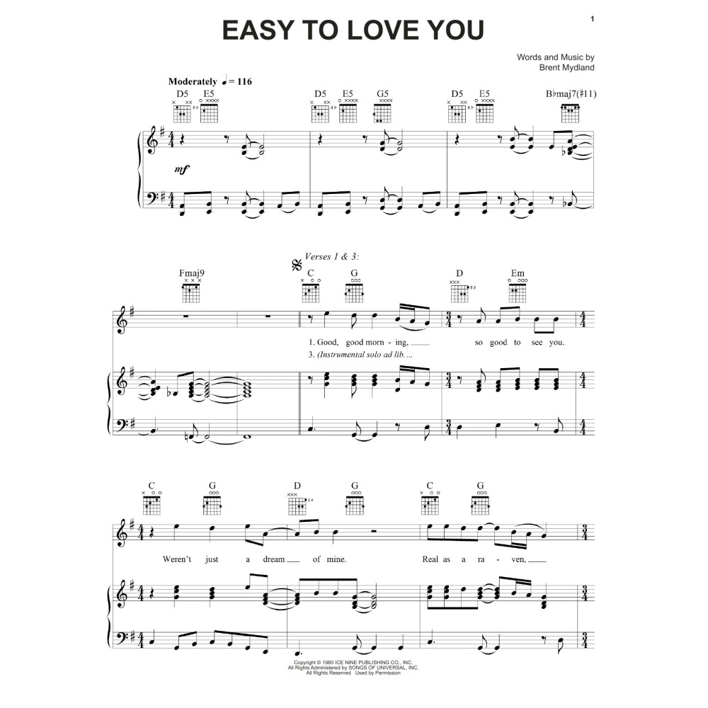 Easy To Love You