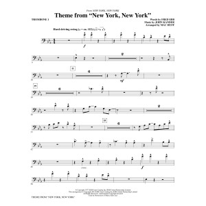 Thema aus "New York, New York" - Trombone 1