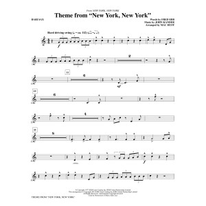 Thema aus "New York, New York" - Baritonsaxophon