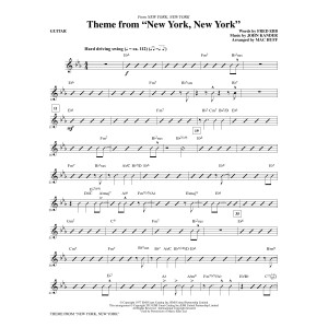 Theme aus "New York, New York" - Gitarre