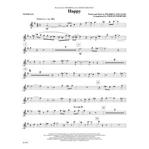 Happy (arr. Paris Rutherford) - Bb Tenor Saxophone