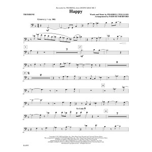 Happy (arr. Paris Rutherford) - Trombone
