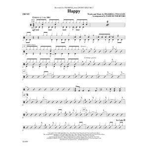 Happy (arr. Paris Rutherford) - Drums