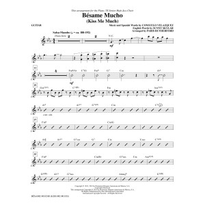 Besame Mucho (Kiss Me Much) - Gitarre