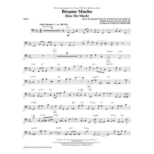 Besame Mucho (Kiss Me Much) - Bass